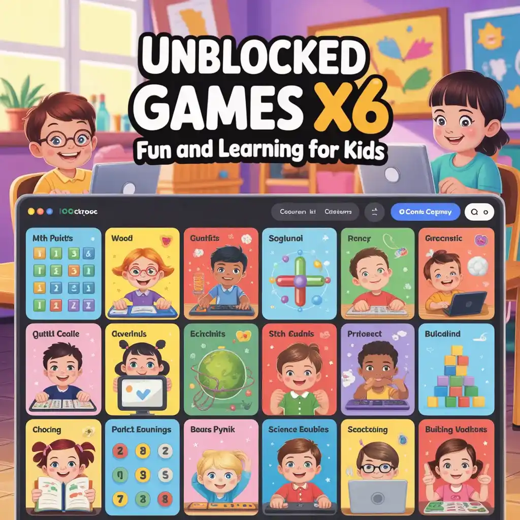 Unblocked Games x6 fun and learning for kids