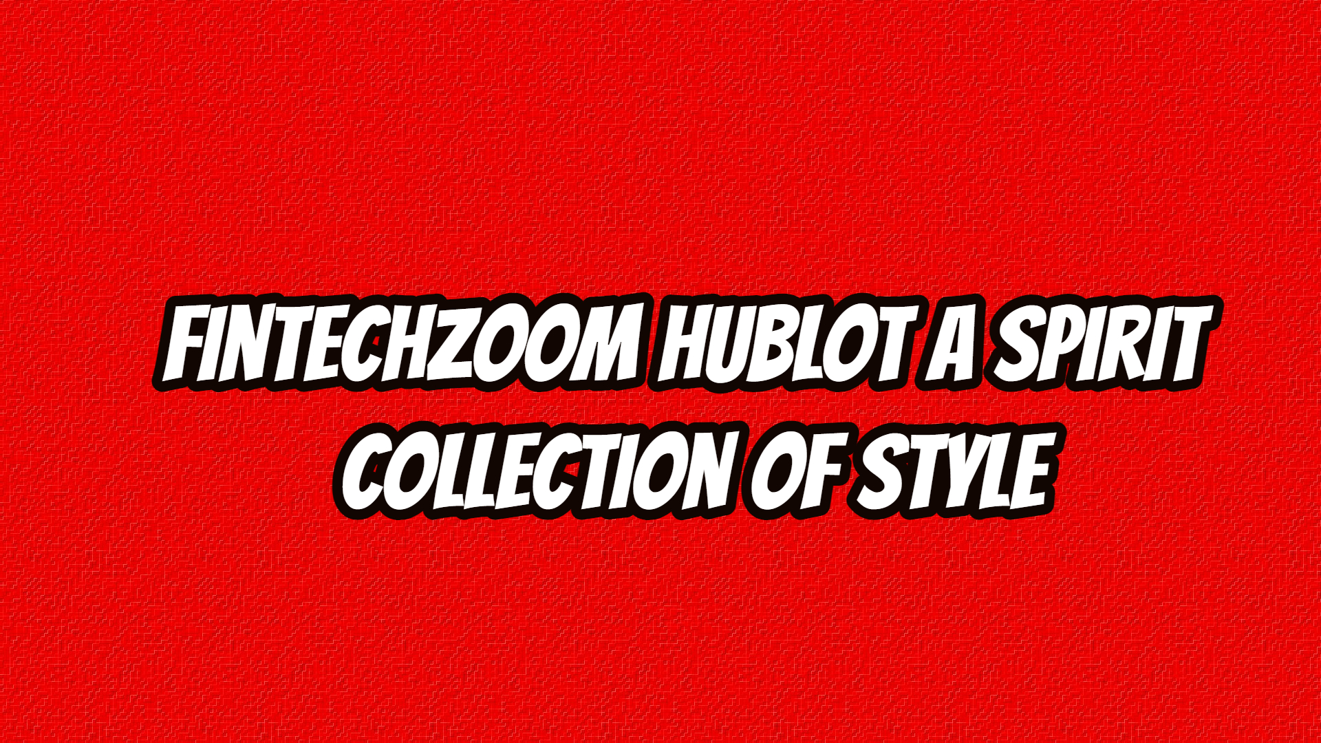 Fintechzoom hublot a Spirit Collection of style