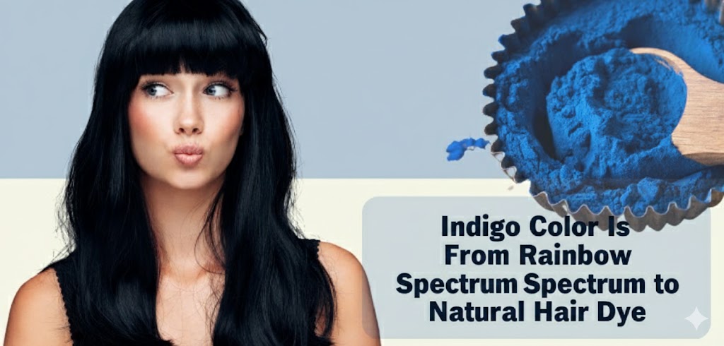 Indigo Color Is From Rainbow Spectrum to Natural Hair Dye