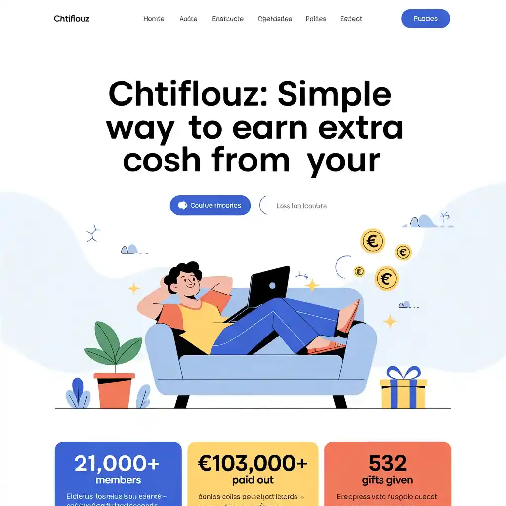 Chtiflouz: Simple Way to Earn Extra Cash from Your Couch